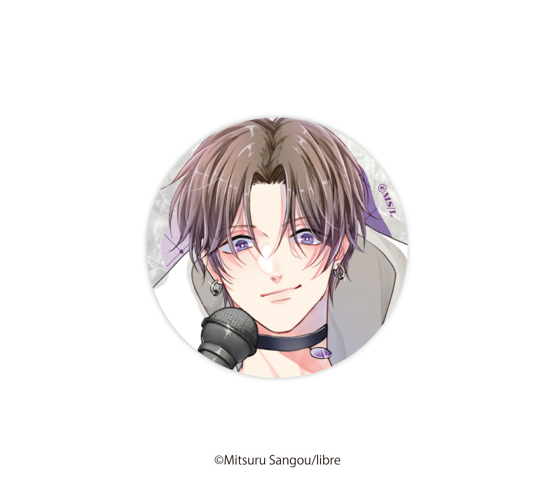 【マスク男子は恋したくないのに×カラオケの鉄人】ランダム描き下ろし缶バッジ【2026年5月11日(月) 17:00締切】【2026年8月上旬順次発送予定】